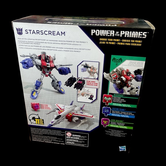 Transformers Generations Power of the Primes STARSCREAM 7” Decepticon Figure - Picture 2 of 2